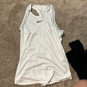 Womens white Nike tank top